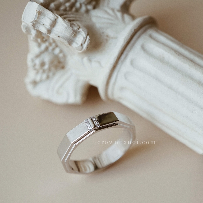 DECAGON DUO BAND RING