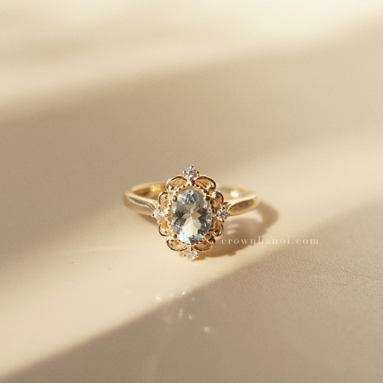 AQUAMARINE GRAND RING