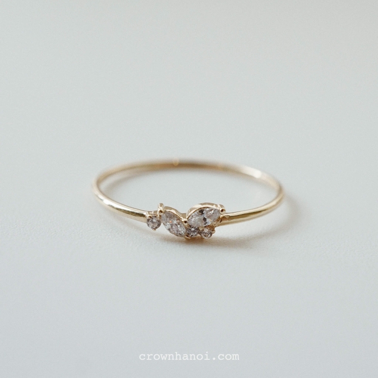 MOSAIC SKINNY RING