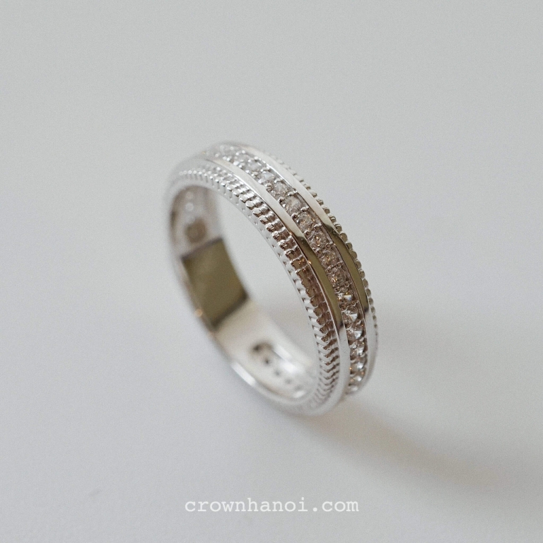 MILGRAIN CHANNEL SET RING