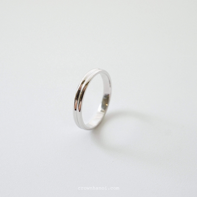 DUO ROW BAND RING