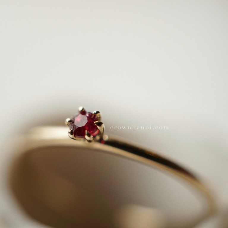 DANDELION SKINNY RING