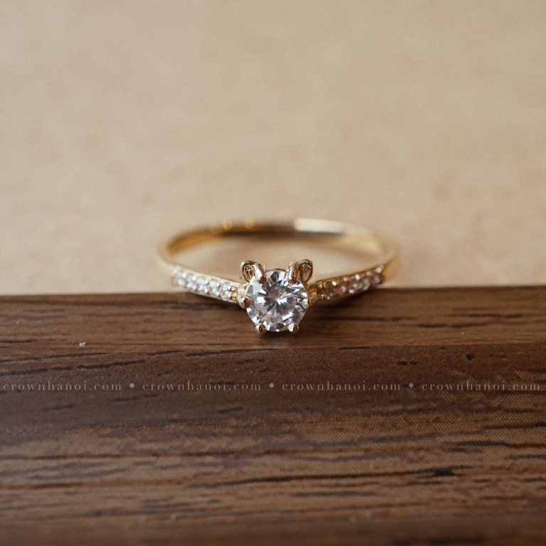 MEOW SOLITAIRE RING