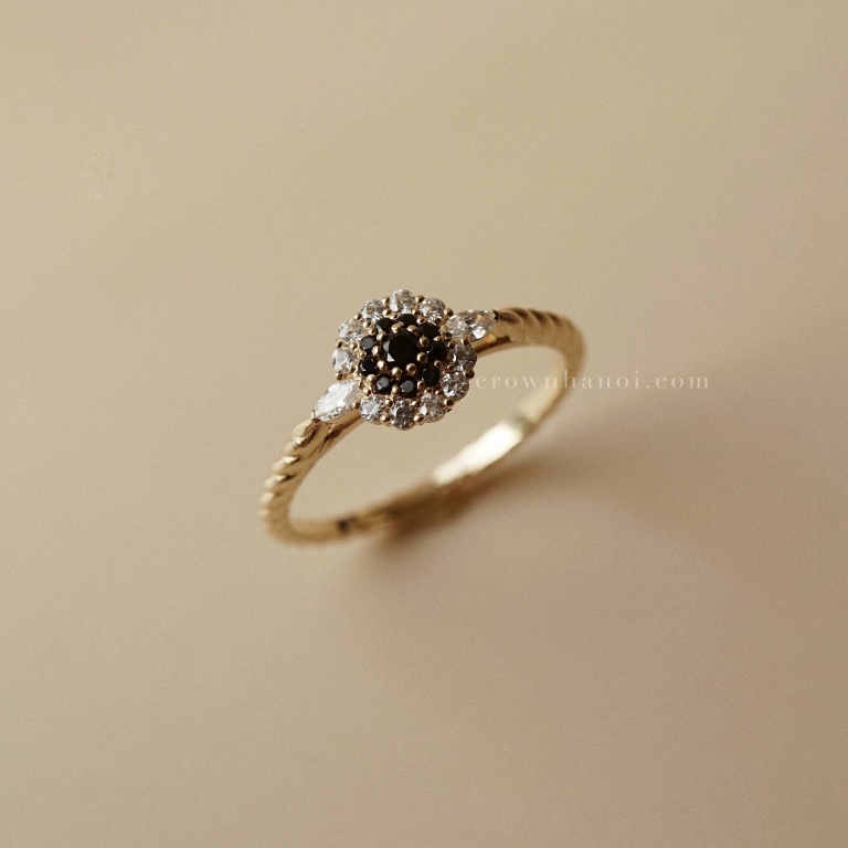 HALO DUO COLOR TWIST RING