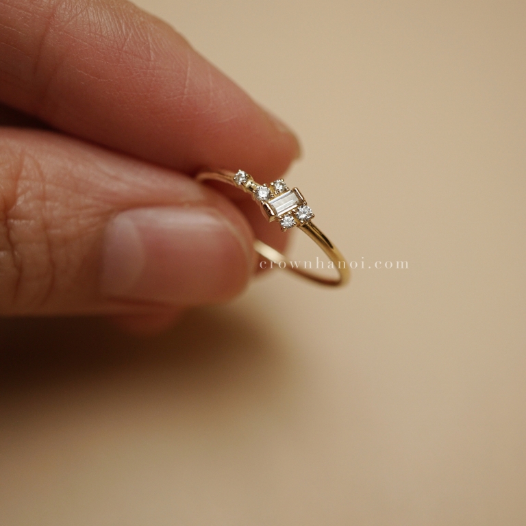 MINI RECTANGLE MOSAIC RING