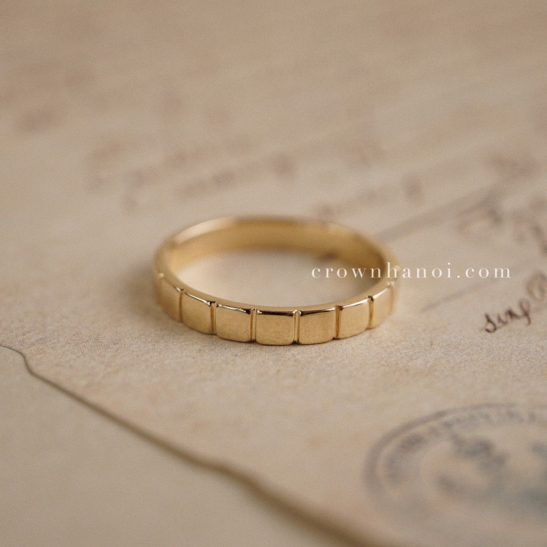 MULTI SQUARE BAND RING - 3MM
